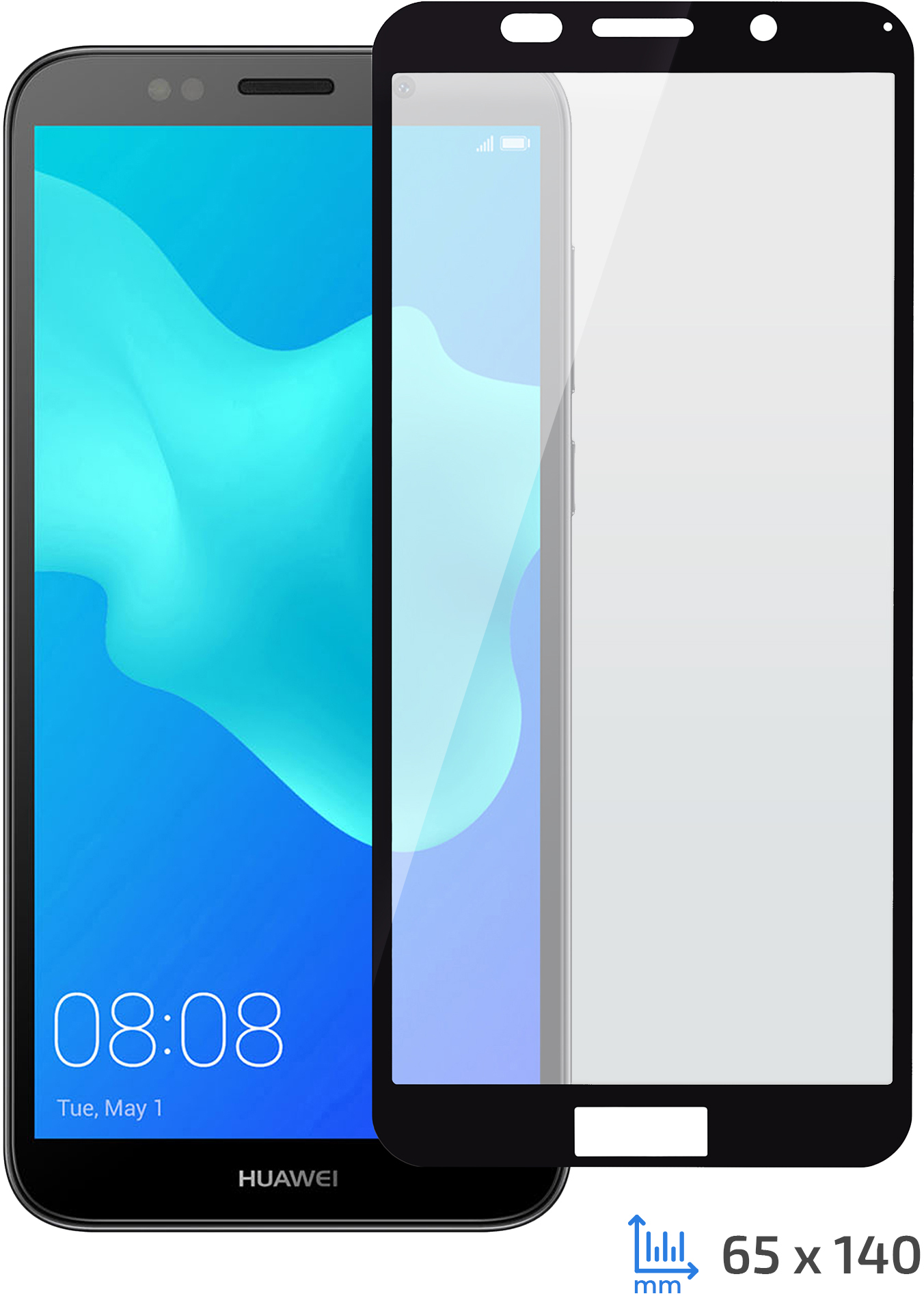 

Защитное стекло 2E для Huawei Y5 2018 Black (2E-TGHW-Y518-25D-BB)