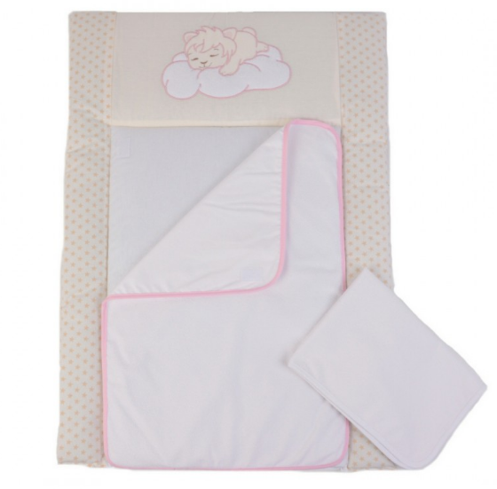 

Пеленальный матрасик Baby Veres Sleepyhead pink 50х70 см