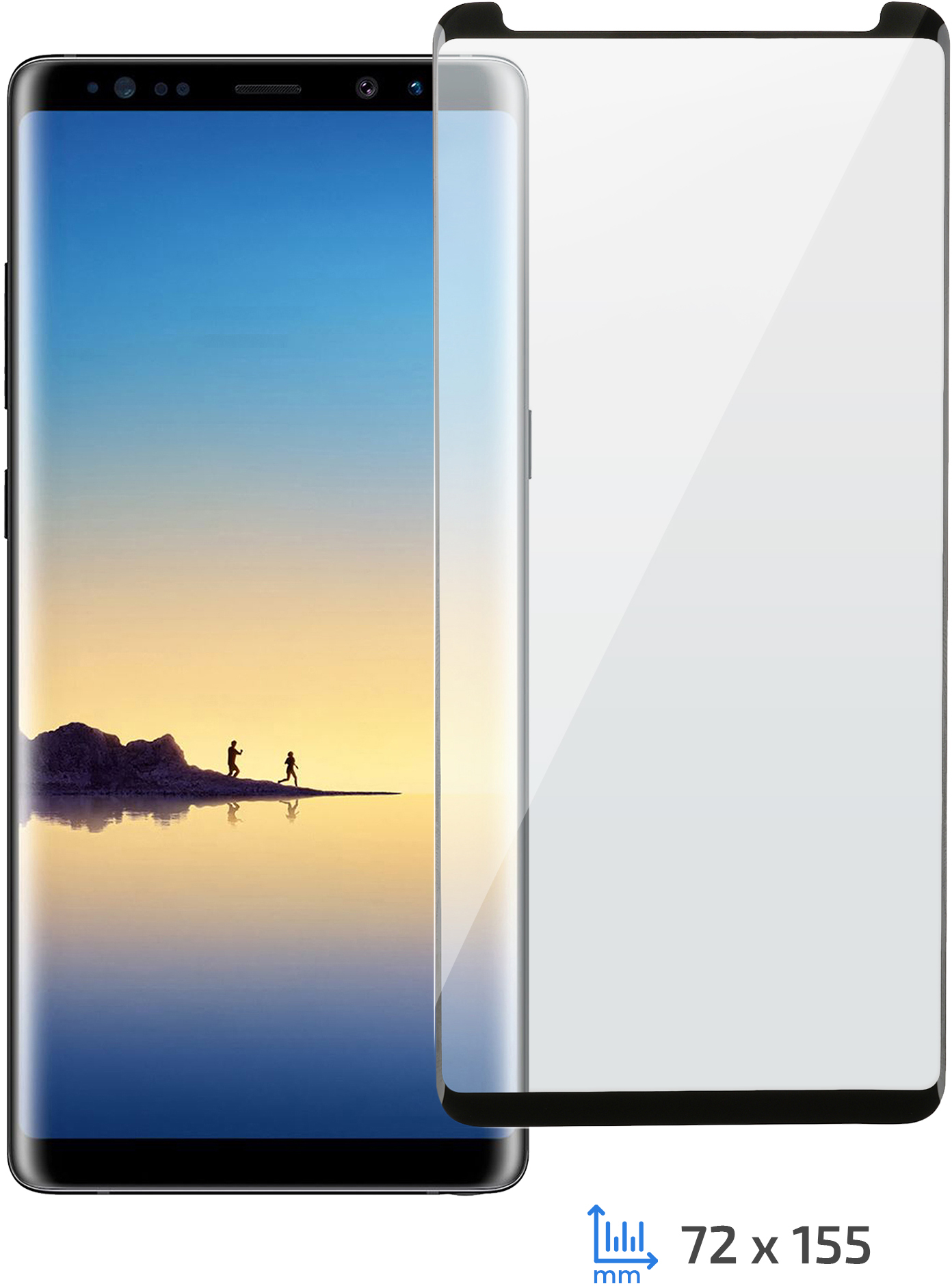 

Защитное стекло 2E для Samsung Galaxy Note 8 Black (2E-TGSG-N83D)