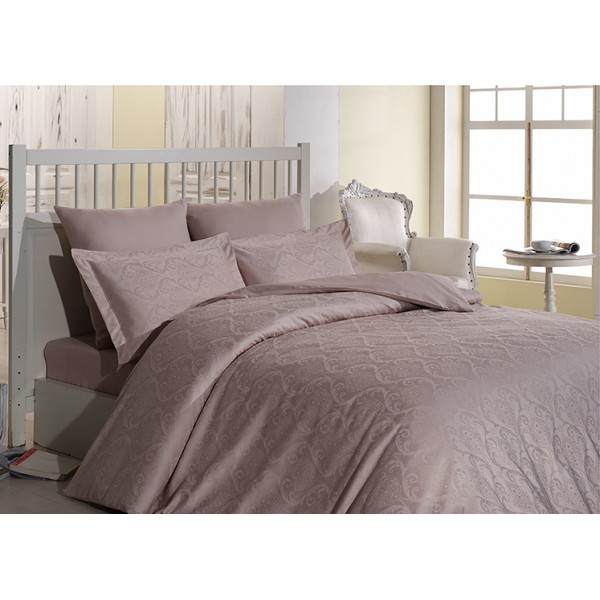 

Комплект постельного белья SoundSleep Damask жаккард евро Pudra