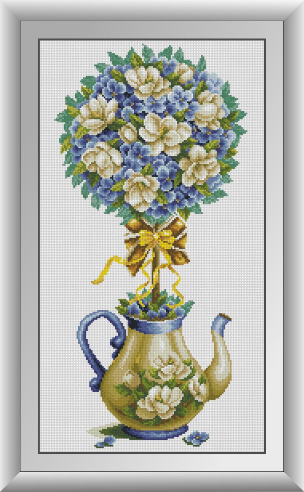 

Набор алмазной живописи Dream Art Магнолия и гортензия