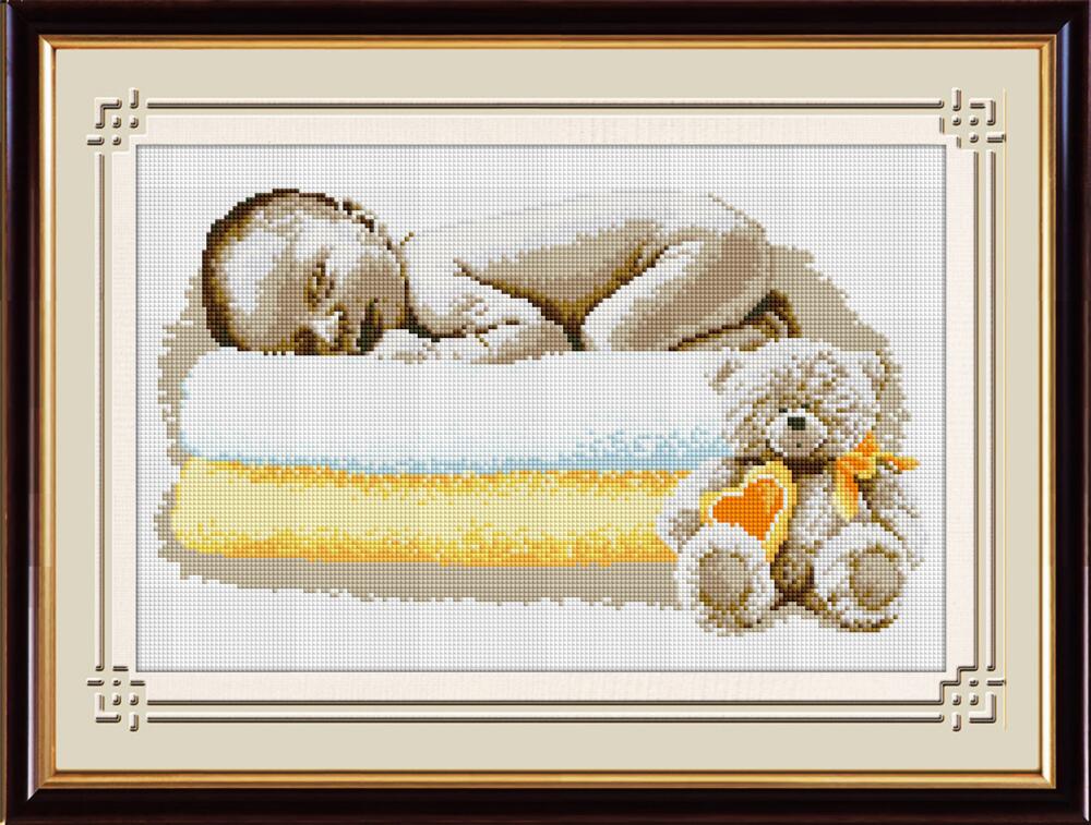 

Набор алмазной живописи Dream Art Сладкий сон малыша.