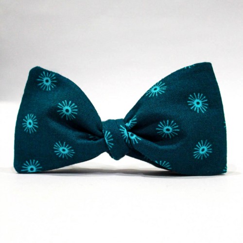 

Галстук-бабочка Krago Turquoise Snowman 34-45 см морская волна