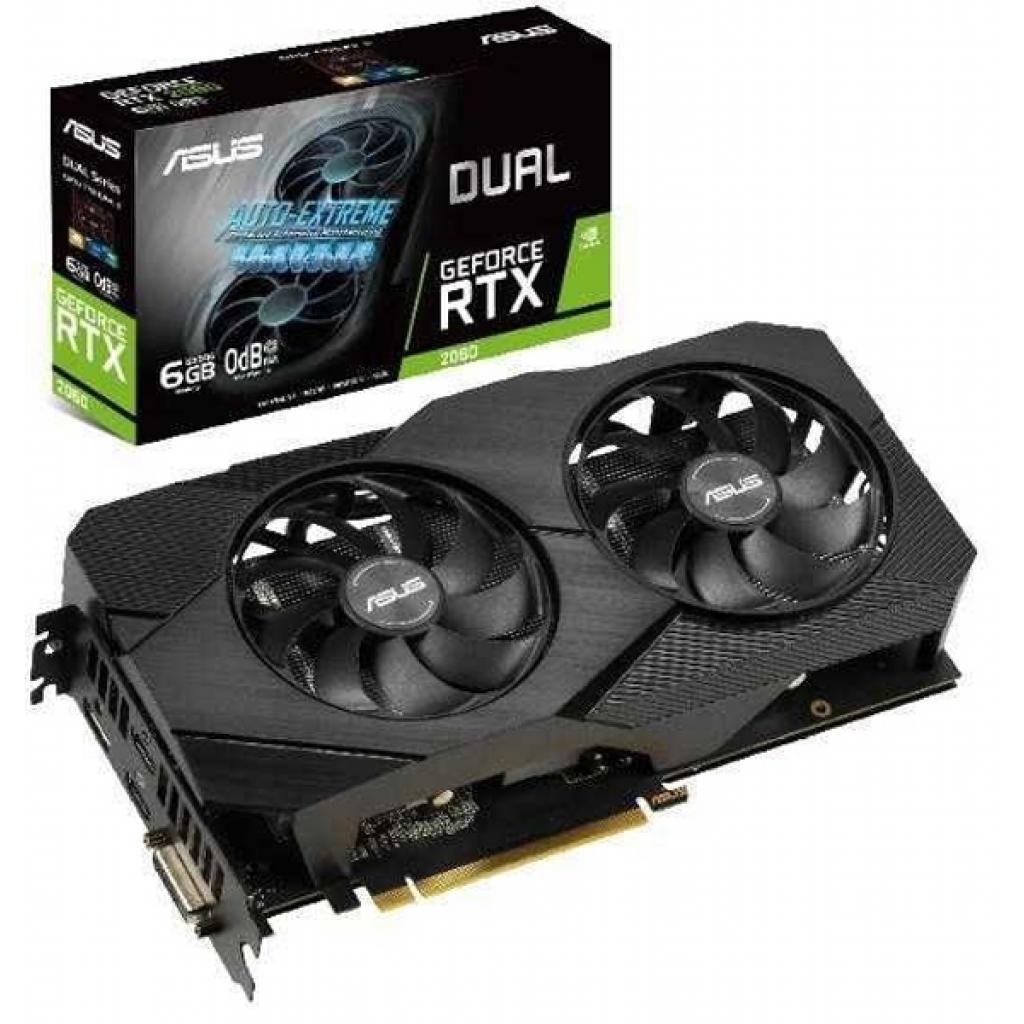

Відеокарта ASUS GeForce RTX2060 6144Mb DUAL EVO (DUAL-RTX2060-6G-EVO)