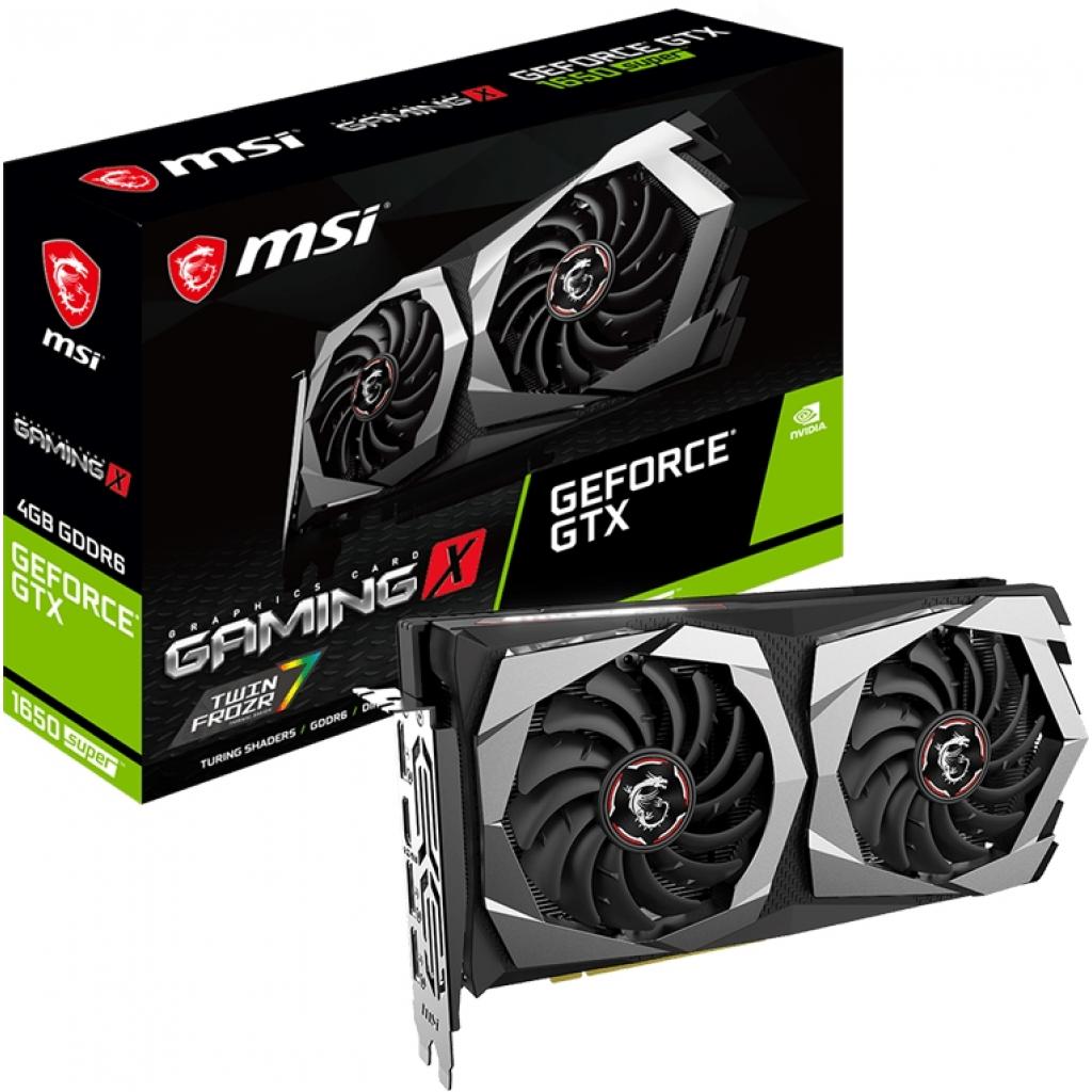 

Відеокарта MSI GeForce GTX1650 SUPER 4096Mb GAMING X (GTX 1650 SUPER GAMING X)