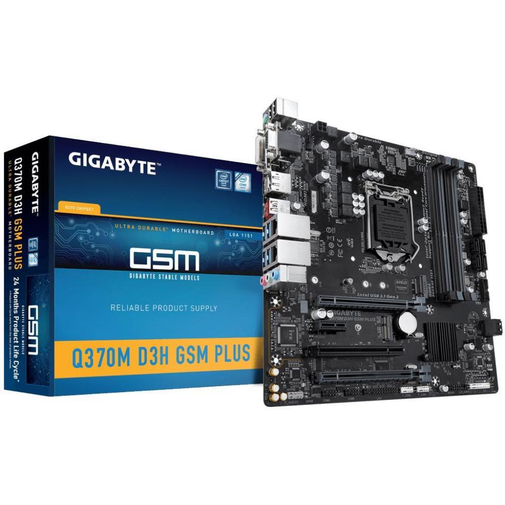 

Материнська плата GIGABYTE Q370M D3H GSM PLUS