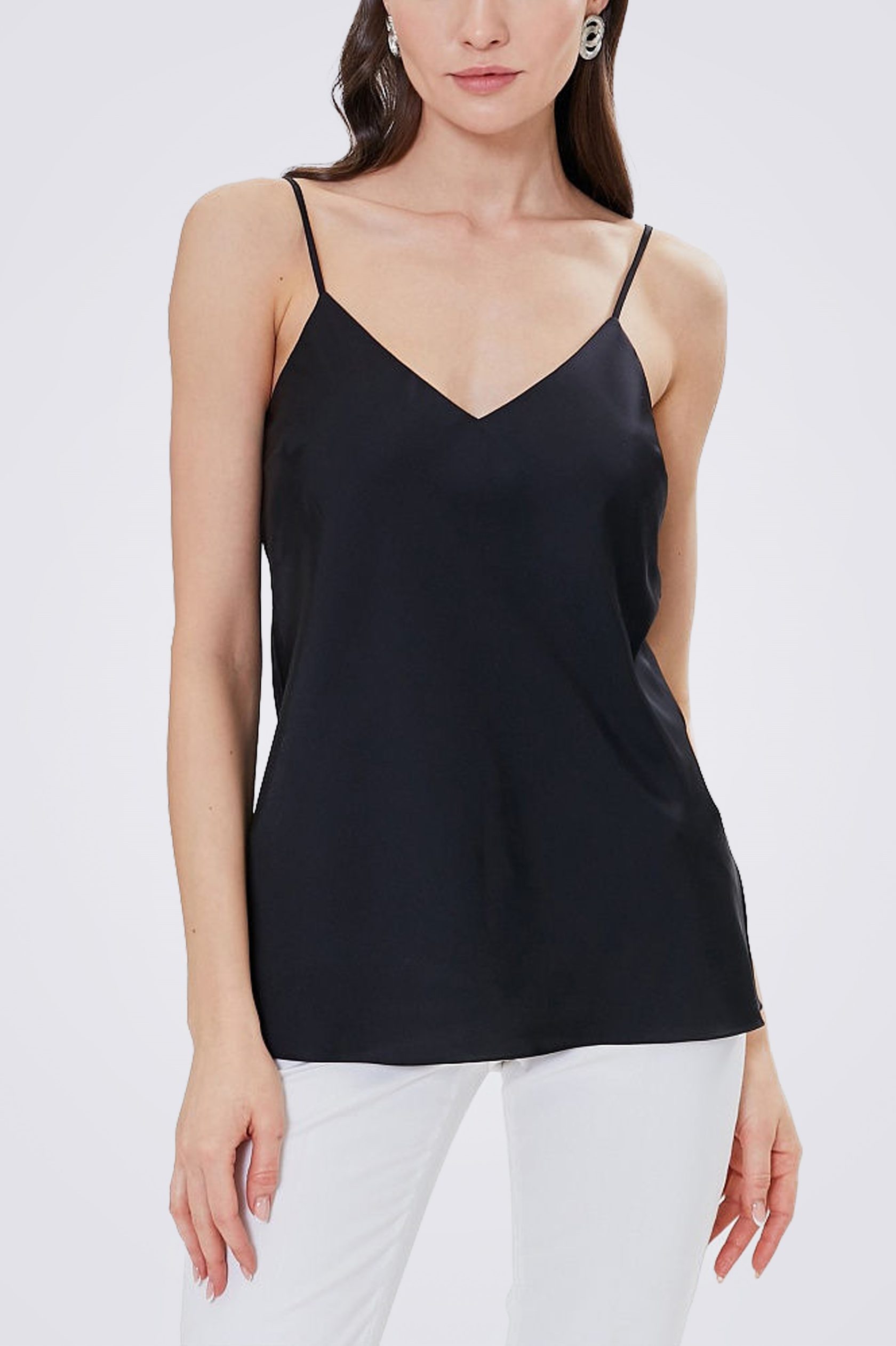 

Шелковый топ ES.design ss2008.1 размер  черный, Шелковый топ ES.design ss2008.1 размер S черный
