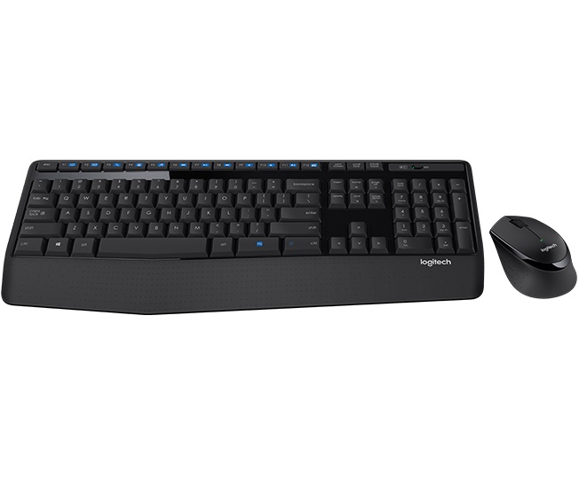 

Комплект беспроводная клавиатура и мышь Logitech MK345 Combo Black USB