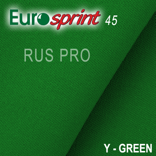 

Бильярдное сукно Eurosprint 45 Rus Pro Yellow Green