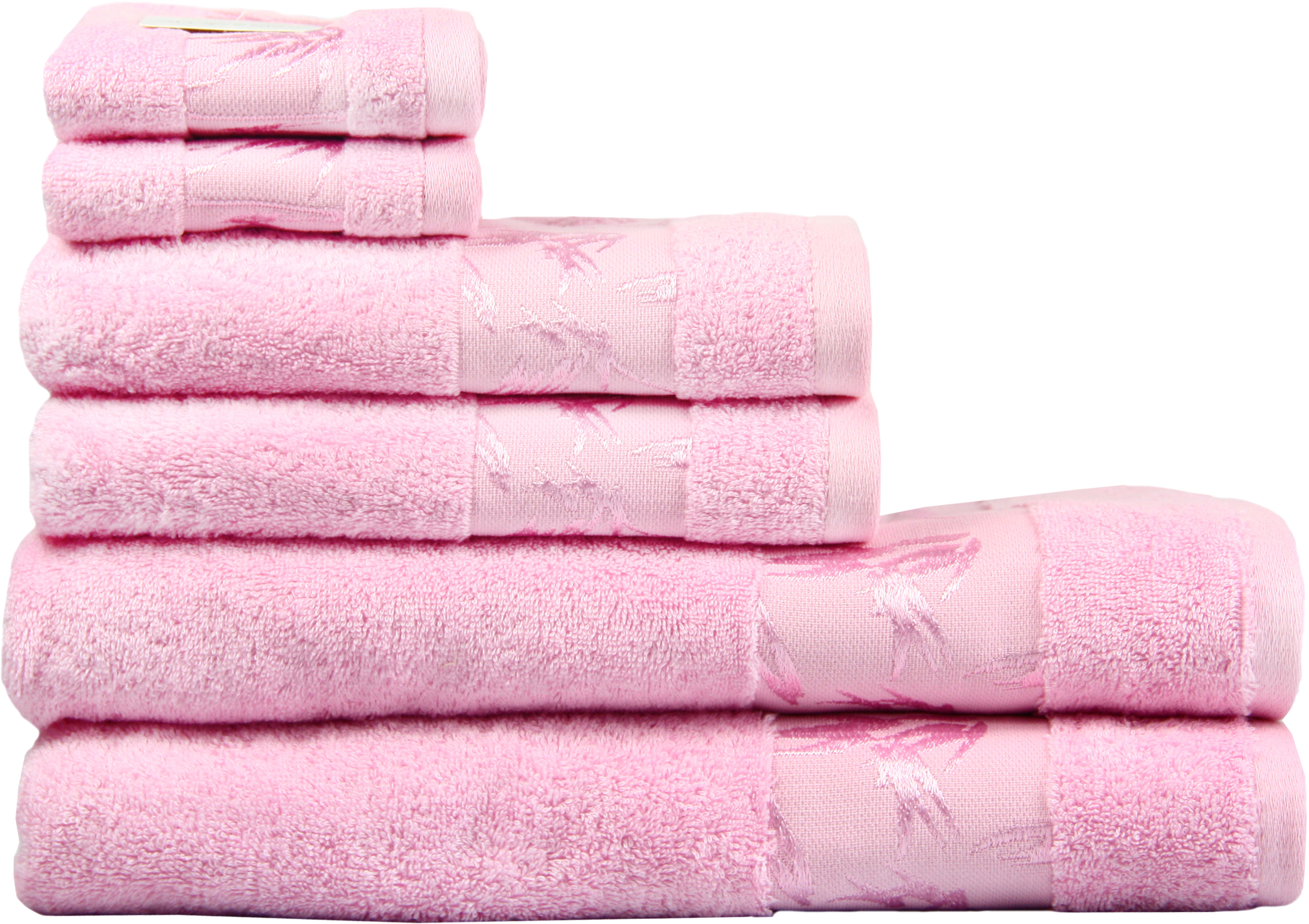 

Махровое полотенце Maisonette Bamboo 50х100 Розовый