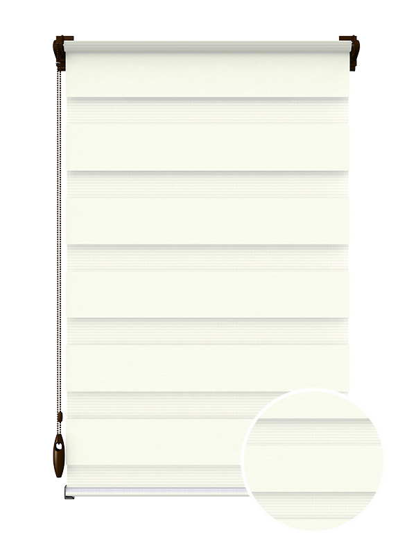 

Ролета тканевая Зебра F02 1,40м х 1,50м Молочный / Махонь ( 644038595215 )