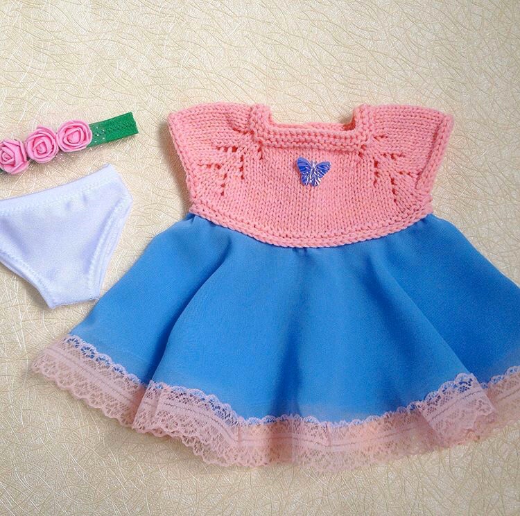 

Набор Одежды для куклы 40-44 см. Беби Берн Toys Платье 1211 Ручная работа