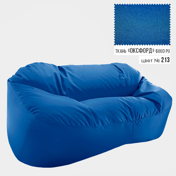

Диван Coolki Бескаркасный 175x120x90 голубой 213 (Оксфорд 600D)
