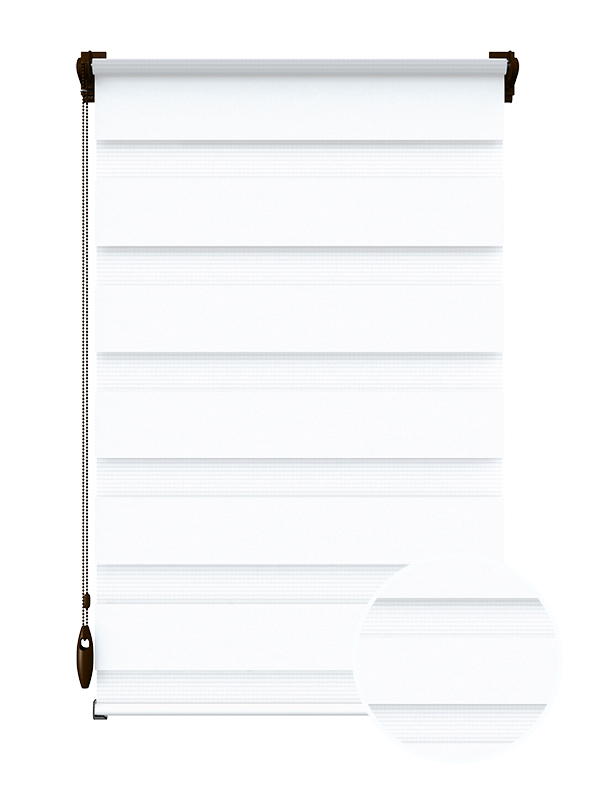 

Ролета тканевая Зебра F01 1,50м х 1,80м Белый / Махонь ( 644039315214 )