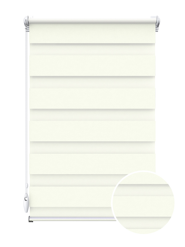 

Ролета тканевая Зебра F02 1,40м х 1,65м Молочный / Белый ( 566238625215 )