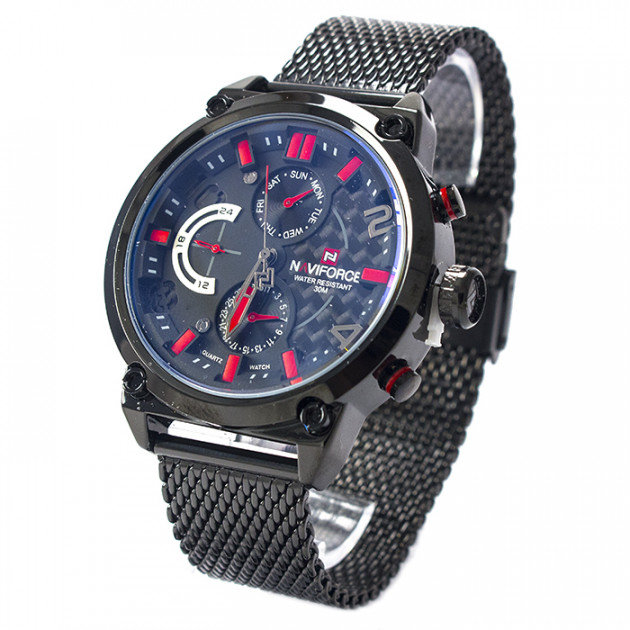 

Наручные часы Naviforce 9068 Black-Red