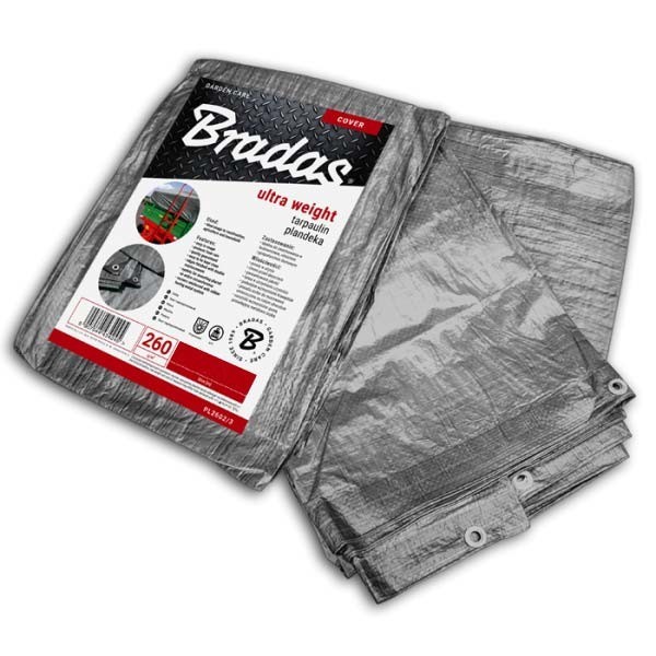 

Усиленный тент Bradas Ultra weight PL2603/5 260 г/м2 3х5 м Серебристый