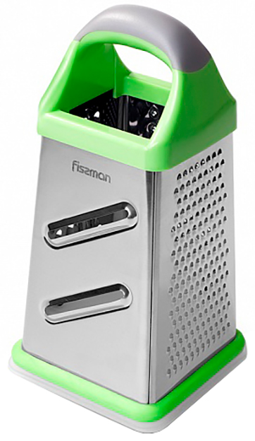 

Терка четырехсторонняя Fissman 22 см с контейнером Green (8599.З)