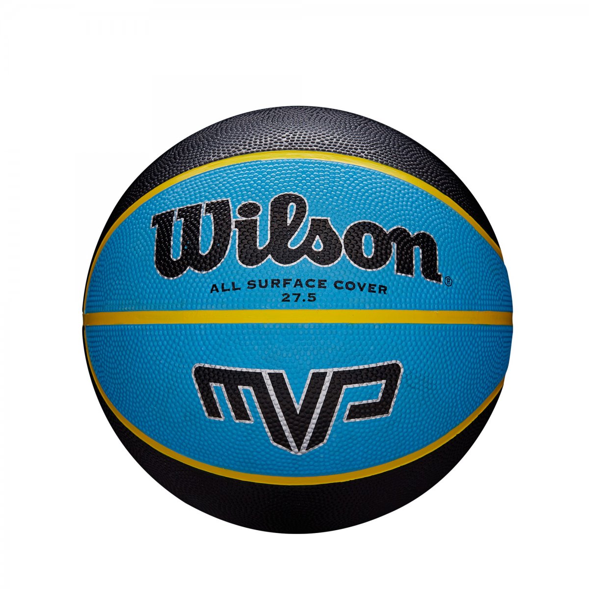 

Мяч баскетбольный Wilson MVP 275 BSKT BLKBLU №5 черный WTB9017XB05