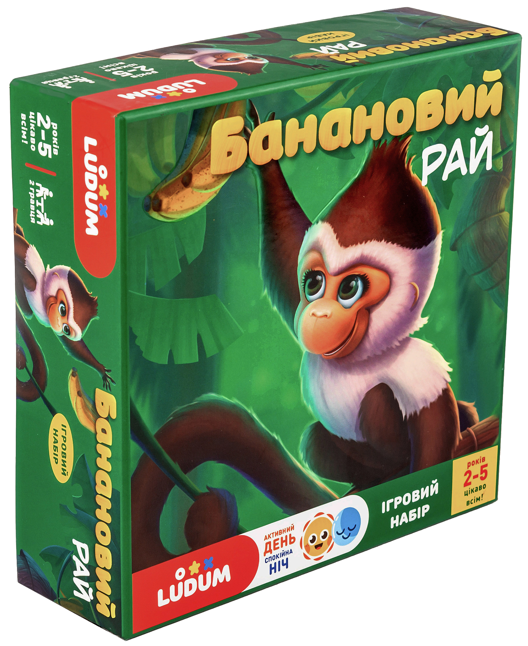 

Игровой набор Ludum Банановый рай украинский язык (игра, рассказ, аудиосказка) ( LD1046-53) (4820215151825)