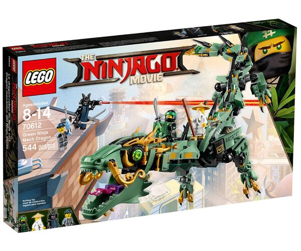 

Конструктор LEGO NINJAGO Драконобот зеленого ниндзя (70612)