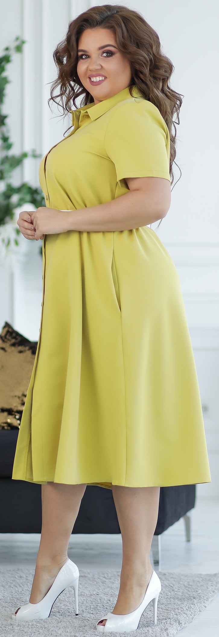 

Платье New Fashion 125 52 Оливковое