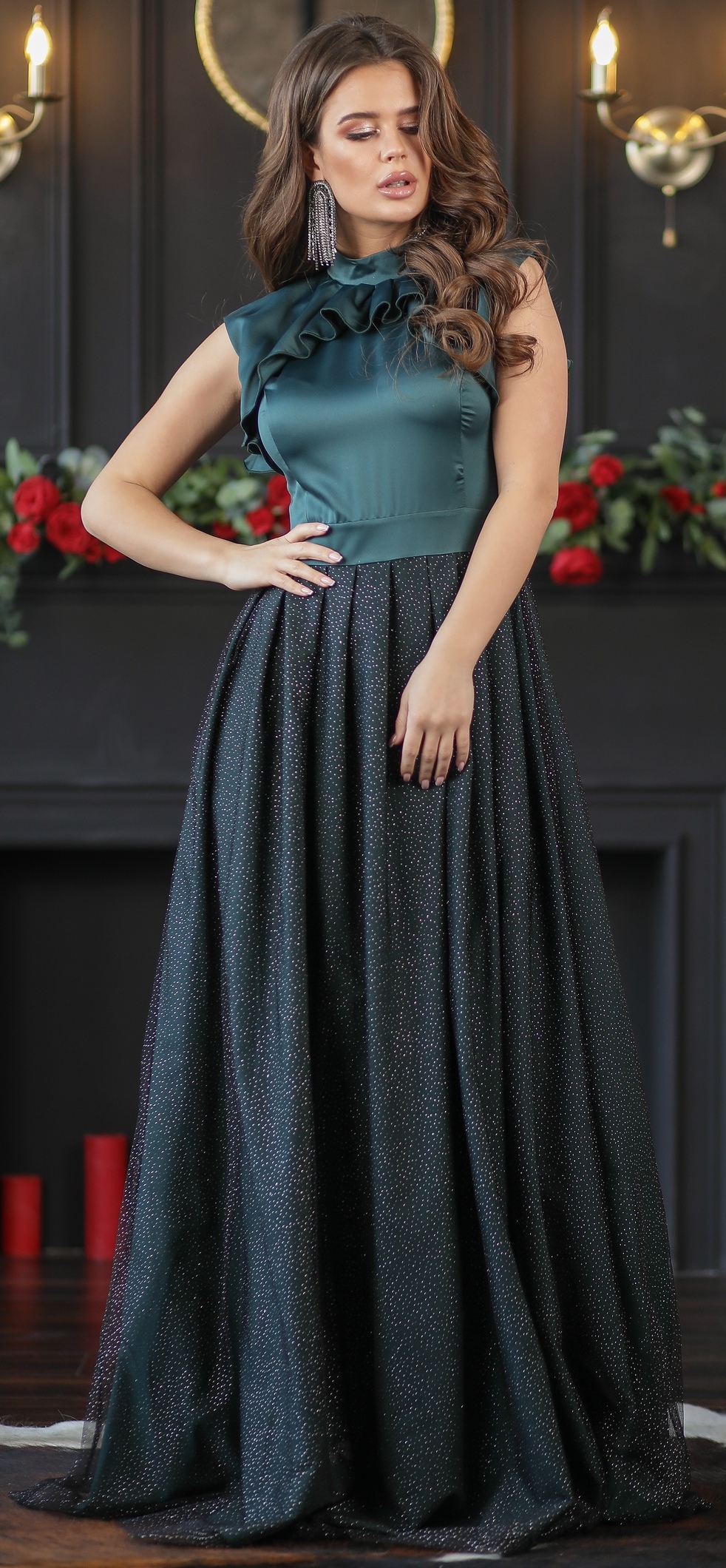 

Платье New Fashion 333 46 Изумрудное