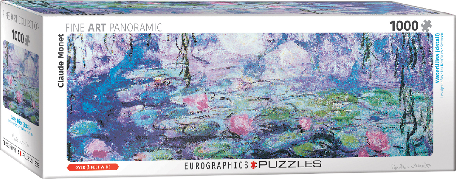 

Пазл Eurographics Водяные лилии (фрагмент) Клод Моне 1000 элементов панорамный (6010-4366) (628136643665)