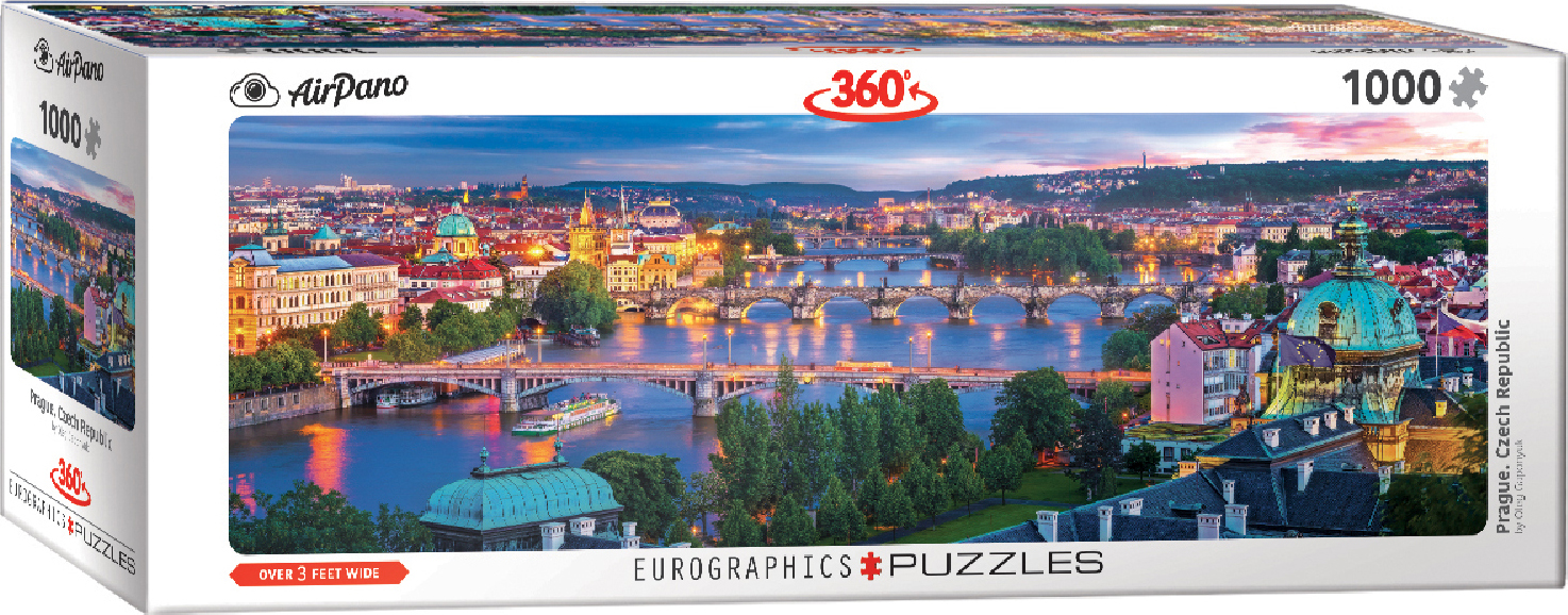 

Пазл Eurographics Прага Чехия 1000 элементов панорамный (6010-5372) (628136653725)