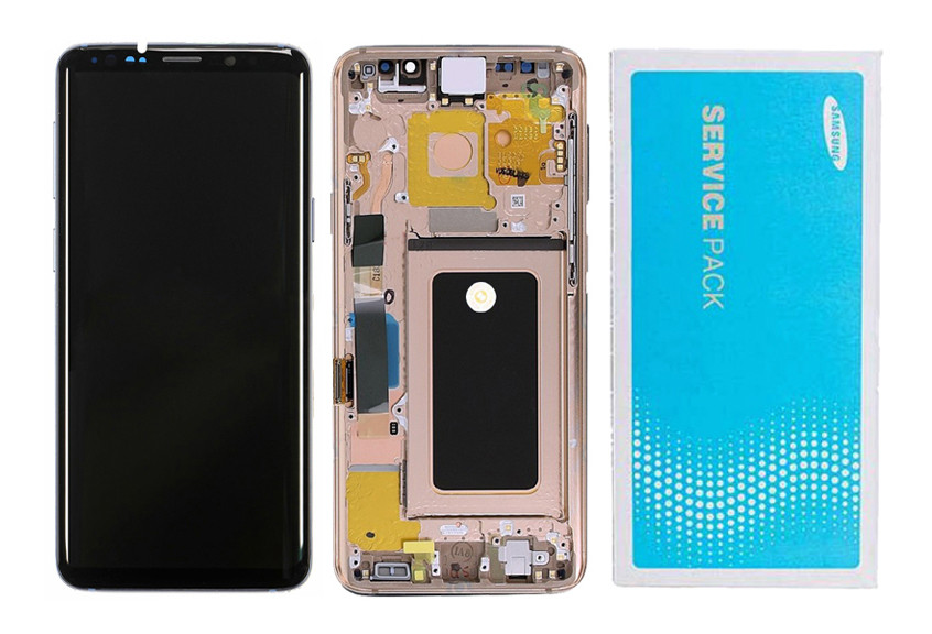 

Дисплейный модуль (экран) для Samsung G965 Galaxy S9 Plus Lilac Purple с рамкой SERVICE PACK GH97-21691B