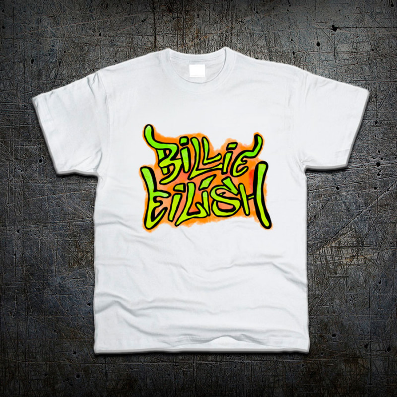 

Футболка Fruit of the Loom Надпись Билли Айлиш 104 см (7387)