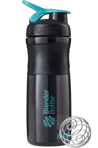 

Спортивная бутылка-шейкер BlenderBottle SportMixer 820ml Black/Teal (ORIGINAL)