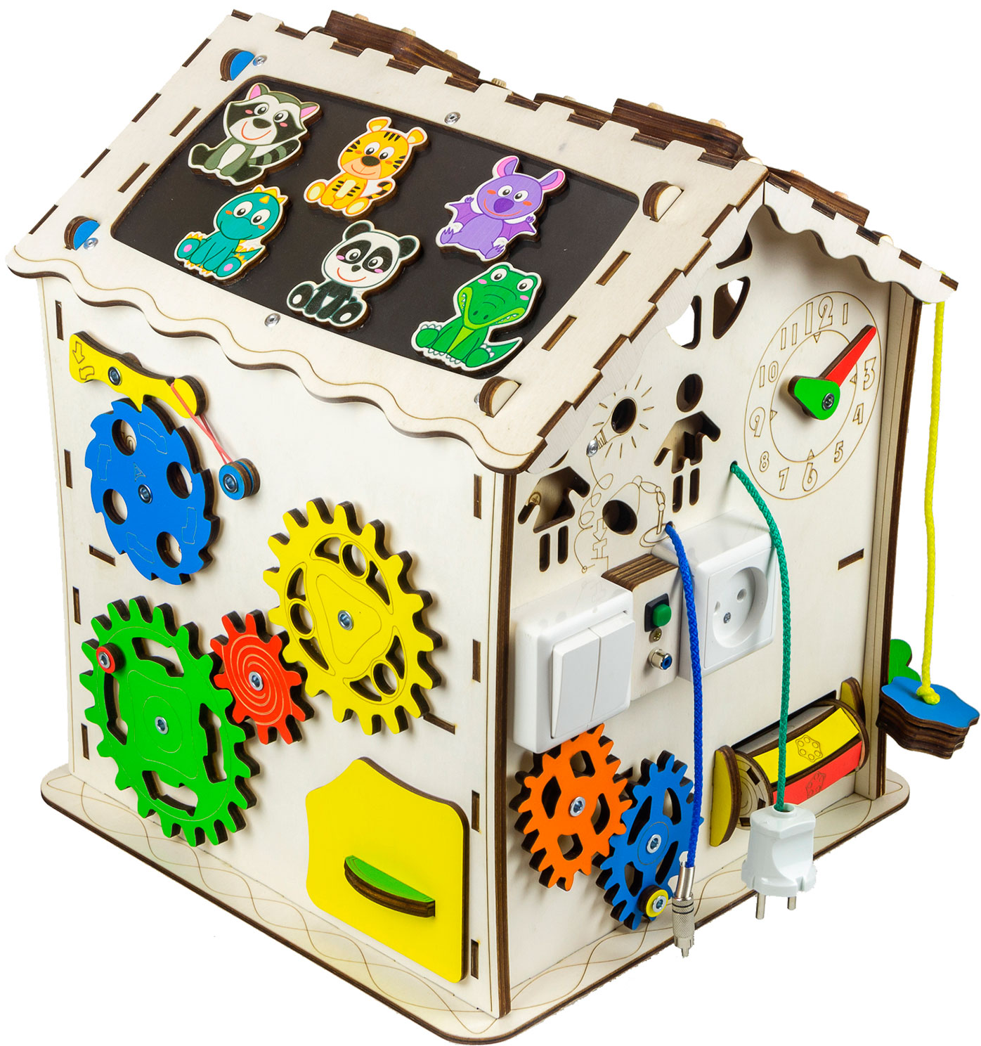 

Домик развивающий GoodPlay с подсветкой 30 × 30 × 40 см (B 008)
