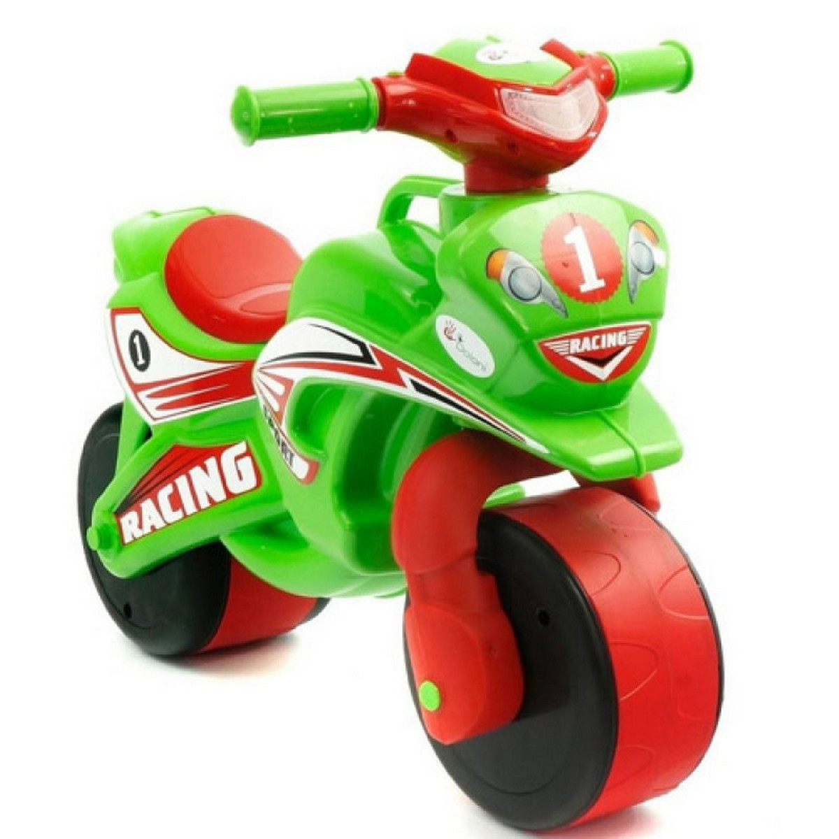 

Мотоцикл-каталка Doloni-toys Байк Спорт зеленый (0138(9)/50)