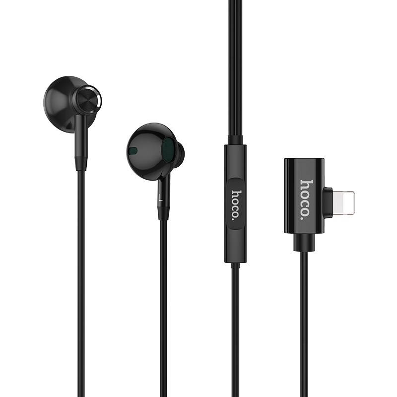 

Наушники Hoco L11 lightning black