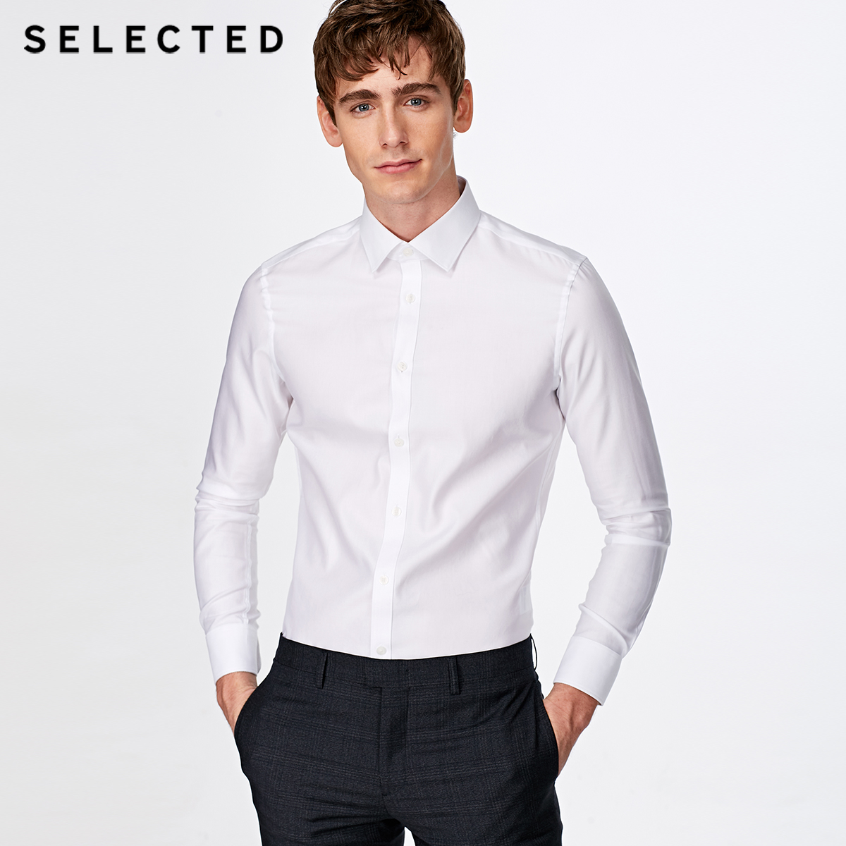 

Сорочка Selected 418205509A06 XL білий
