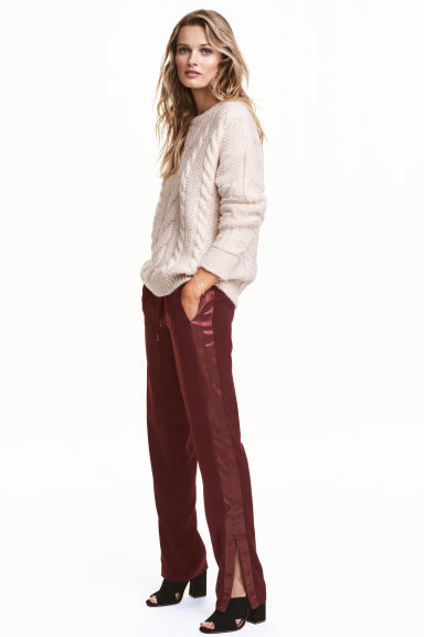 

Штани H&M 0429447 36 бордовий