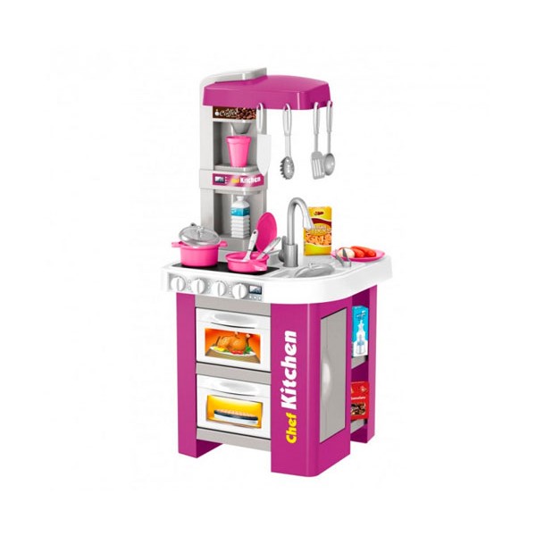 

Детская кухня Kitchen Chef 49 предметов Со световыми и звуковыми эффектами