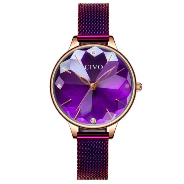 

Часы женские CIVO 1318C | Mesh Band Violet