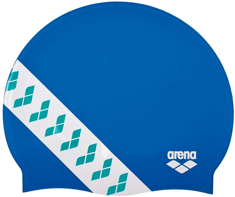 Акция на Шапочка для плавания Arena Team Stripe Cap 001463-816 Royal (3468336074268) от Rozetka UA