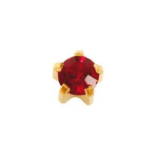 

Серьги для ушей Studex R101 крапан январь-гранат