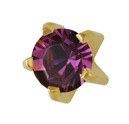 

Серьги для ушей Studex R102 крапан февраль-аметист