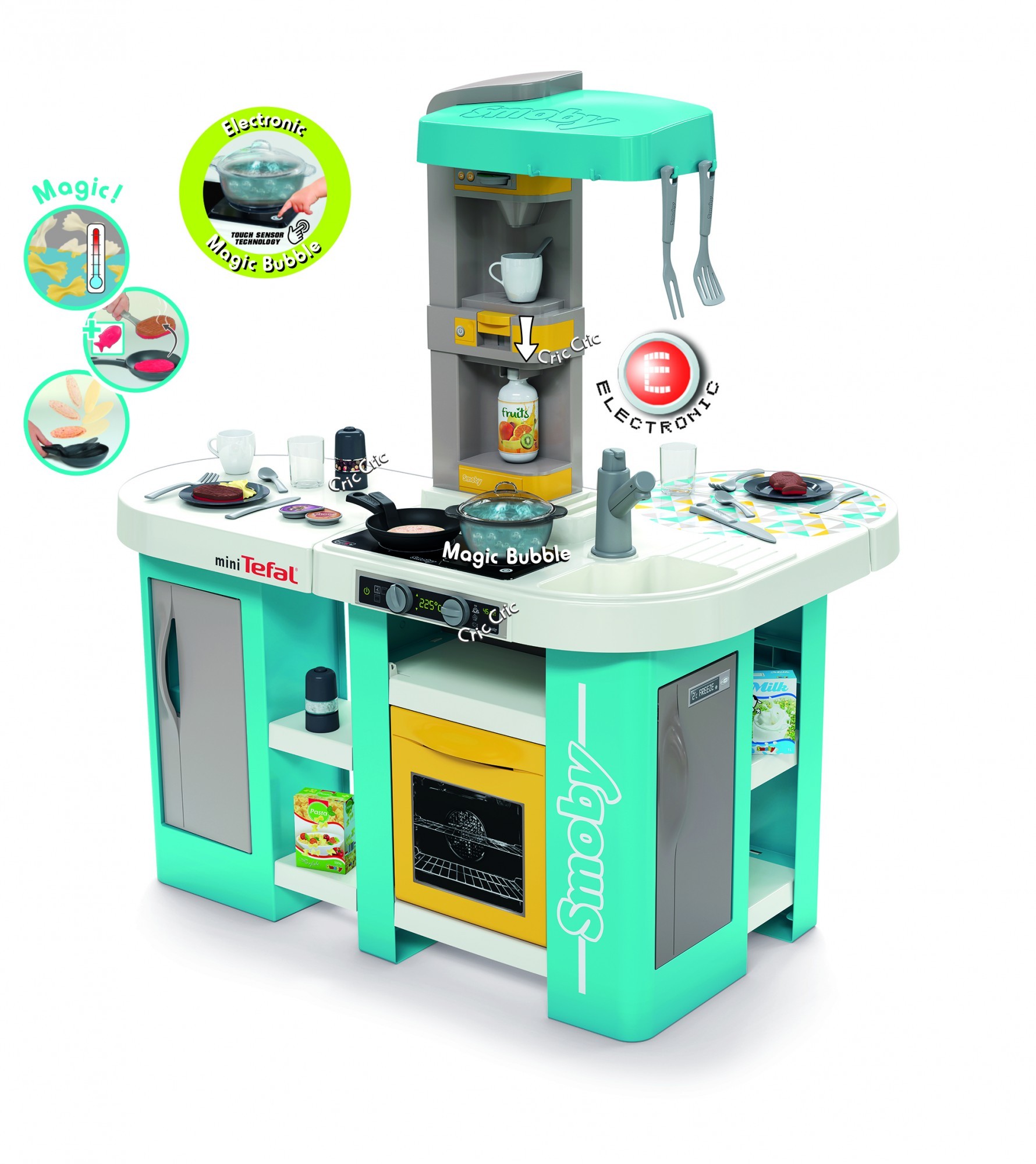 

Набор Smoby Toys Кухня Тефаль Студио френч со звуковыми эффектами (311045)