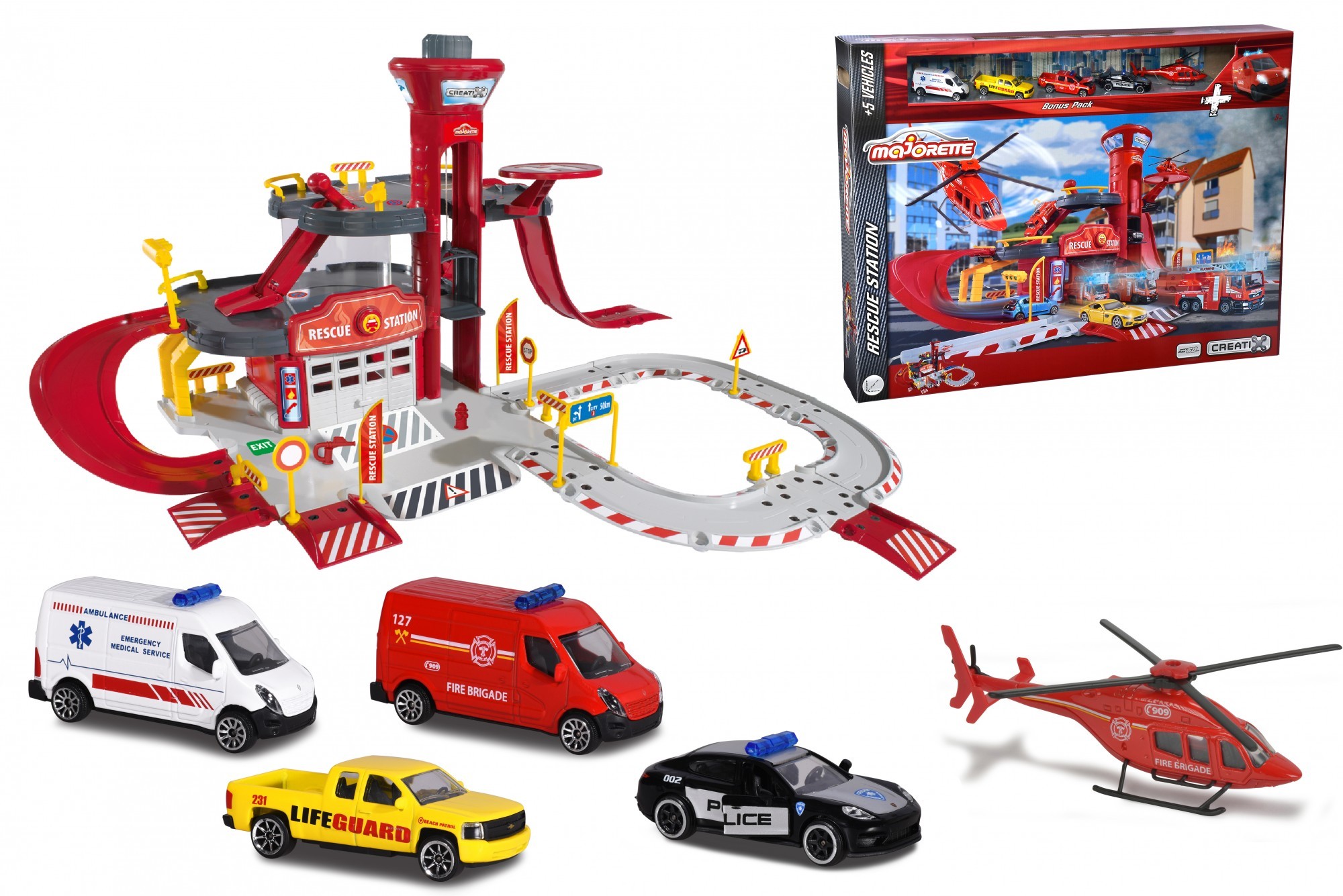 

Игровой набор Majorette Спасательная станция (2050019)