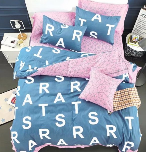 

Постельное белье CottonTwill Сатин Стар 1-спальный Синий с розовым 145x215 см ( FB5771CT)