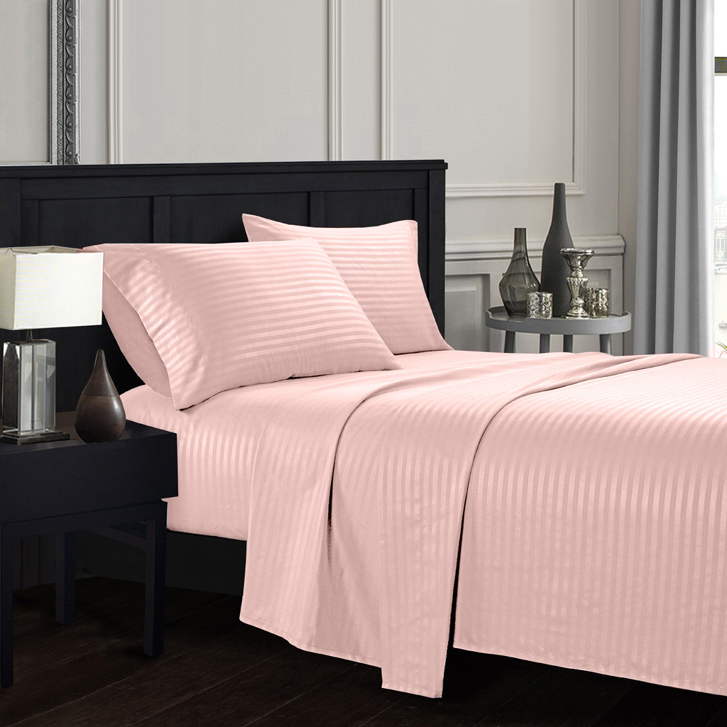 

Постельное белье CottonTwill Страйп сатин Евро Светло-розовый 200x220 см ( FB13321CT)