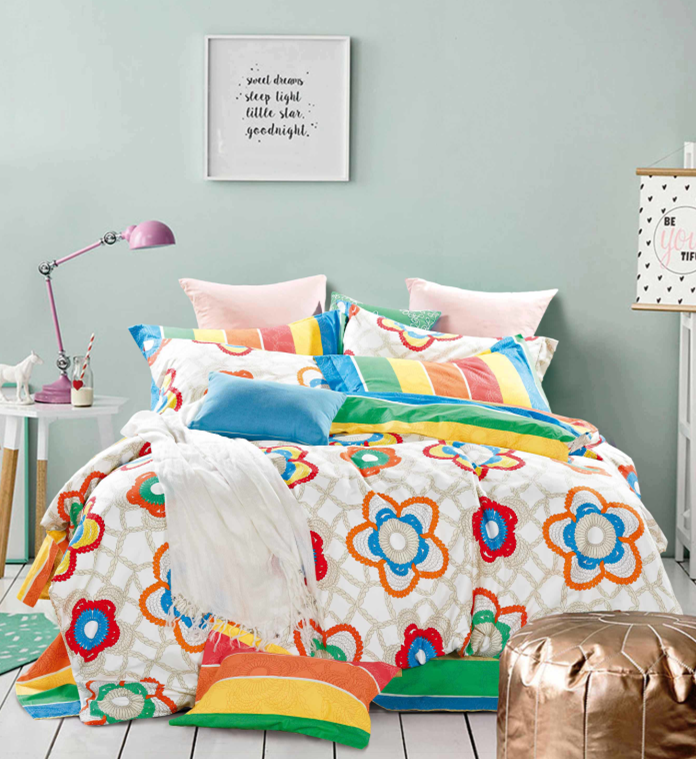 

Постельное белье CottonTwill Алиса 2-спальный Разноцветный 175x215 см ( FB621CT)