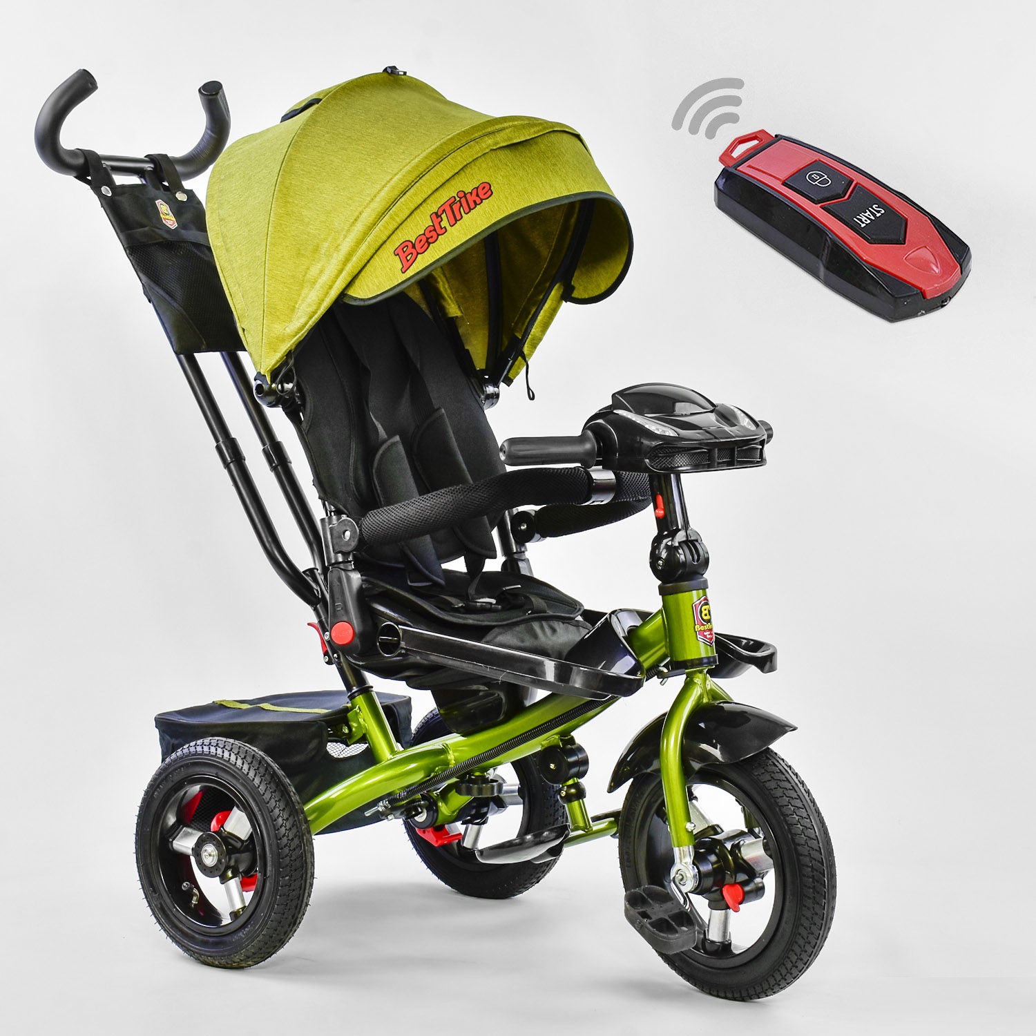 

Велосипед Best Trike 6088 F – 3110 поворотное сиденье, надувные колеса, с пультом