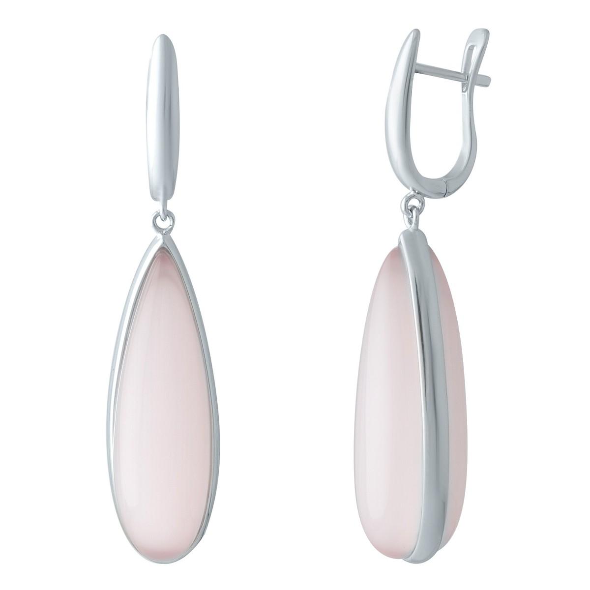 

Серебряные серьги SilverAlex с кошачим глазом