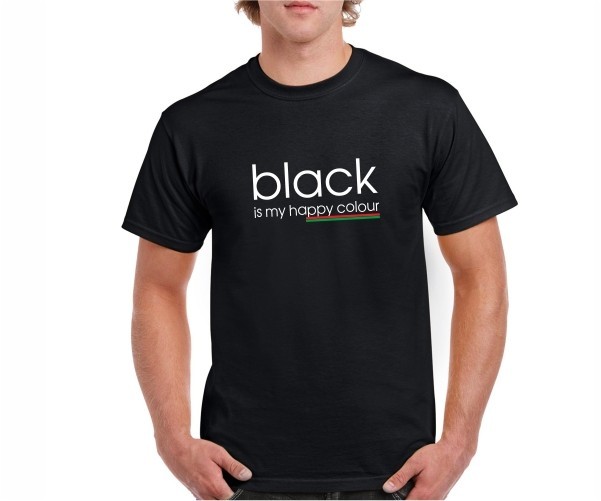 

Футболка Imbur BLACK IS MY COLOR черная L